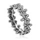 Sterling zinc Dazzling Daisy Band Ring