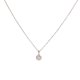 Romantic snow silver white zirconium temperament collarbone chain