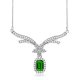 A Drop Necklace Of Elegance In Emerald