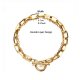 Double Chain Toggle Bracelet