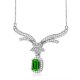 A Drop Necklace Of Elegance In Emerald