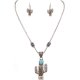 Cactus Western Vintage Necklace Set