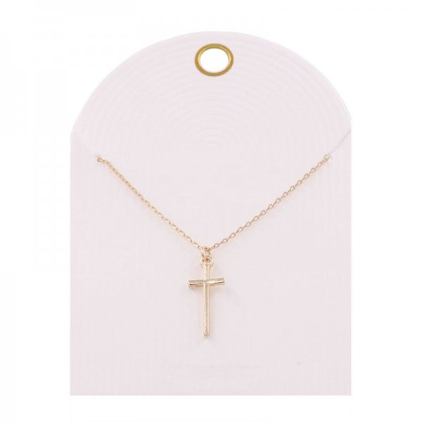 Metal Cross Pendant Necklace