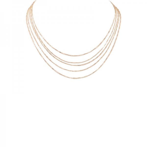 Metal Chain Layered Necklace