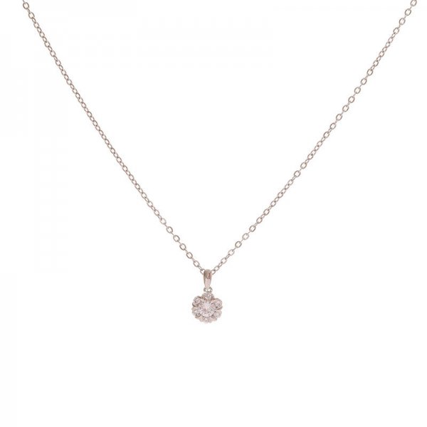 Romantic snow silver white zirconium temperament collarbone chain