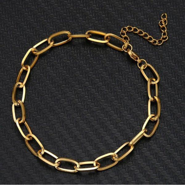 Double Chain copper Plated Bracelet